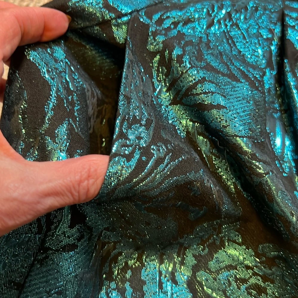 Nine West Teal And Black Dress-Size 2-NWT - Picture 3 of 8